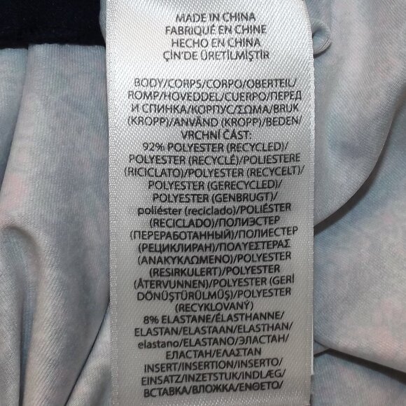 RLX RALPH LAUREN Dress, L, Blue/Pink Floral, Sleeveless, Zip Neck, Activewear - Picture 13 of 15